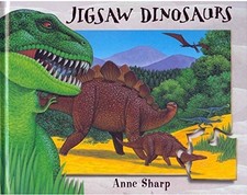 Jigsaw dinosaurs hardback - dinosaurs,