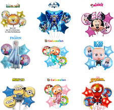 COCO MELON SPIDERMAN BABYBOSS MINIONS MINNIE BATMAN FROZEN BIRTHDAY FOIL BALLOON