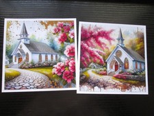 Set of 2  x WEDDING CHAPEL OR