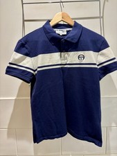 Sergio Tacchini Young Line Polo Shirt Navy/White Size Large *more medium RRP £45