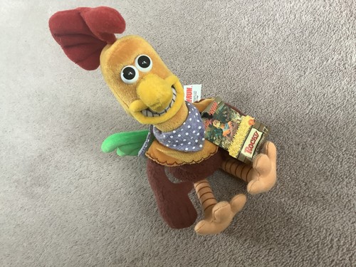 Chicken run rocky beanie baby - chicken,
