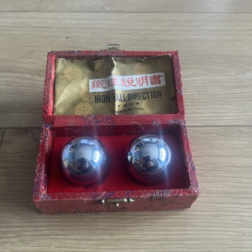 Vintage chinese iron ball - chinese,