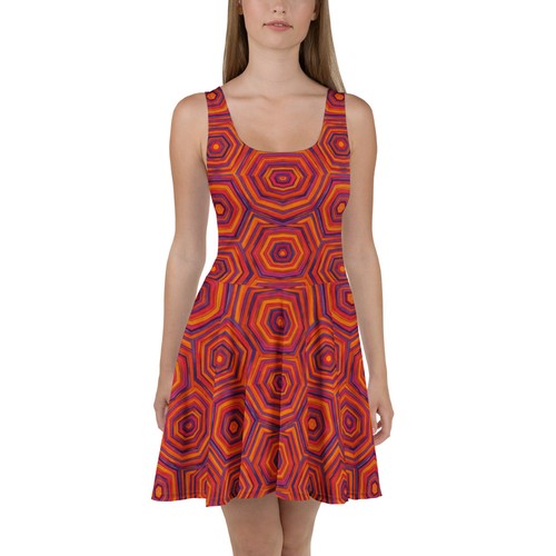Boho retro sunset - , geometric
