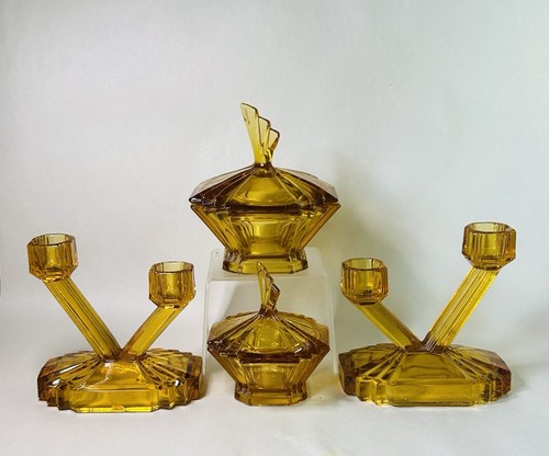 Vintage piece amber sowerby - 4,