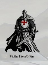 KNIGHTS TEMPLAR Car Sticker St