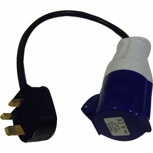 240v pin plug blue - 240v,