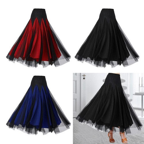 Women ballroom dance skirt big - women,