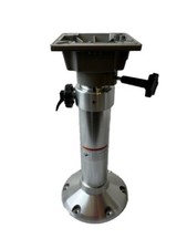 Stainless Steel Heavy Duty Boat Seat Pedestal, locking Swivel. Adjusts 50cm-70cm