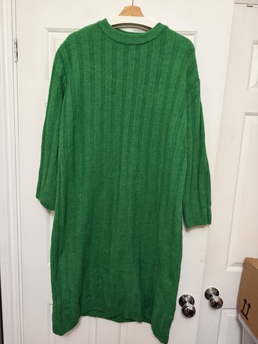 Zara green ribbed jumper - zara,