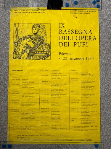 1983 italian puppet festival - puppet,