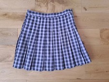 H&M Girls Pleated Check Skirt