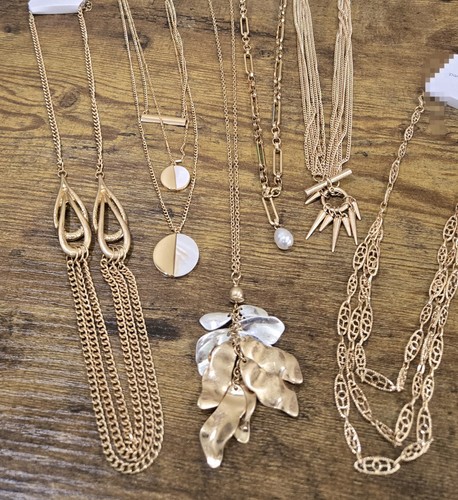 Gold necklace bundle 6 - gold, of