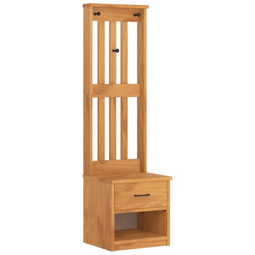 Hall tree sandnes solid wood - sandnes,