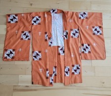 Vintage authentic Japanese Haori Jacket Michiyuki Kimono geisha cosplay