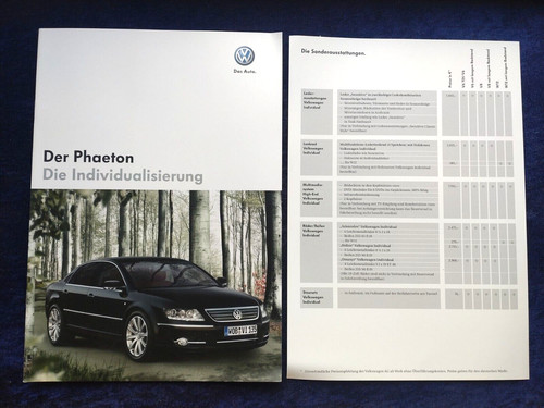 Phaeton individualisation - vw,