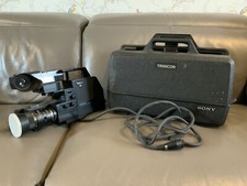 Vintage Sony Trinicon HVC-2000P Video Camera And Hard Case * Untested * Prop?