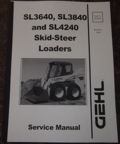 Gehl 3640 3840 sl - sl-3640, sl-3840