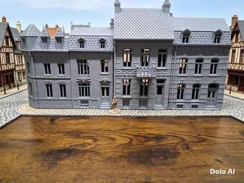 28mm normandy town set - normandy,