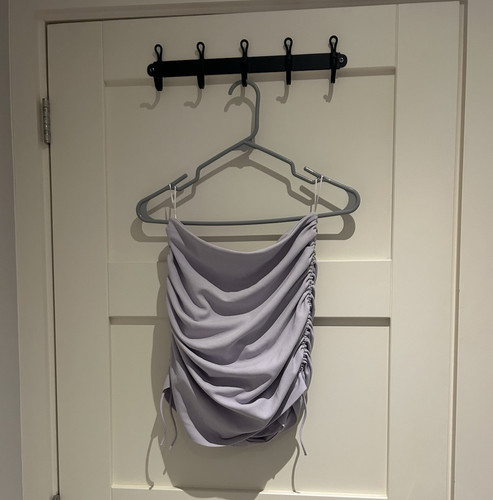 Zara lavender strapless - strapless, ruched