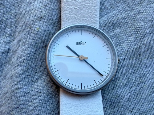 Braun minimalist bauhaus watch - minimalist,