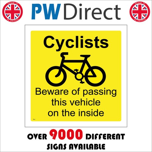 Sign cyclists beware - sign, of