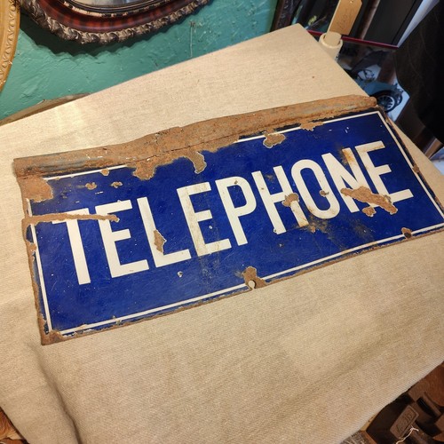 Antique telephone heavy - antique, double