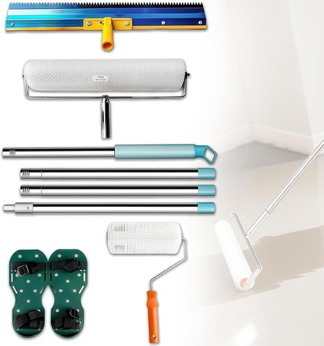 Self levelling cement tool kit - cement,