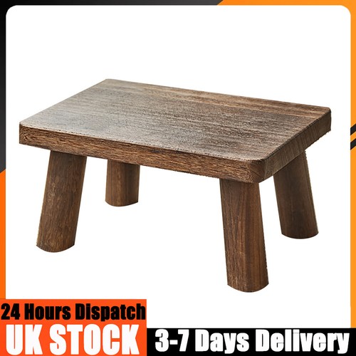 Indoor wooden low stool - wooden,