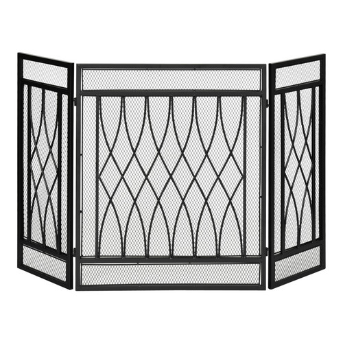Panel folding fireplace - 3-panel,