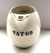 vat 69 gold golden light scotch whisky water jug white 86%proof new york imp VGC