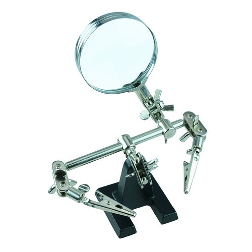 Helping hands with magnifier - hands,