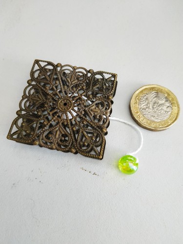 Vintage metal tatting shuttle - vintage,