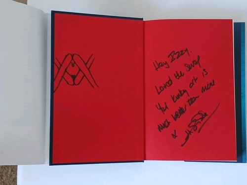Signed rude image - +, by