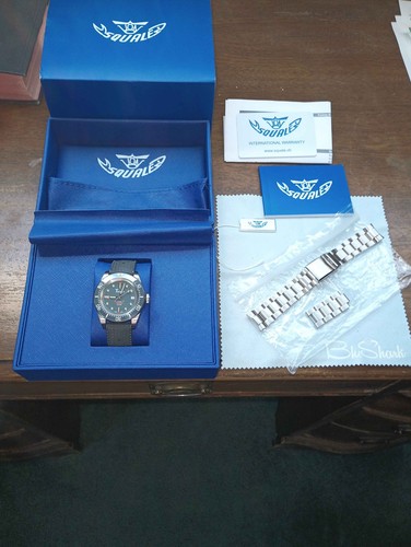 Squale 1545 grey ceramic bezel - grey,
