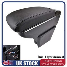 For VW Mk5 Polo 6R 2010-2017 Dual Layer Armrest Car Central Storage Box UK
