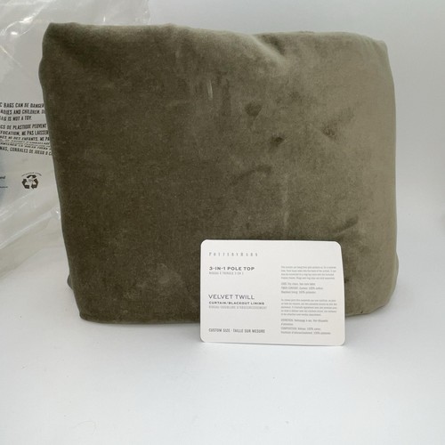 Pottery barn velvet - barn, twill