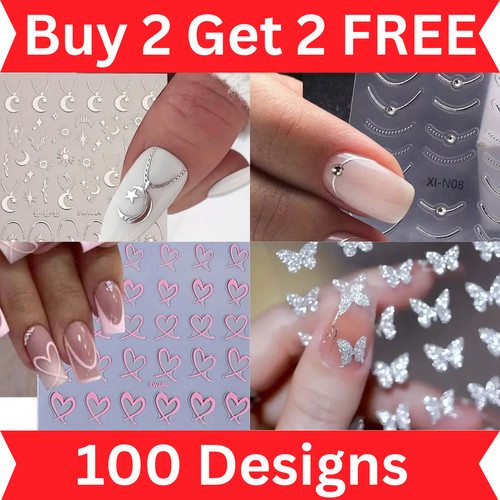 Nail art stickers transfers - art,