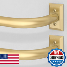 Gold Curtain Rods 2 Pack