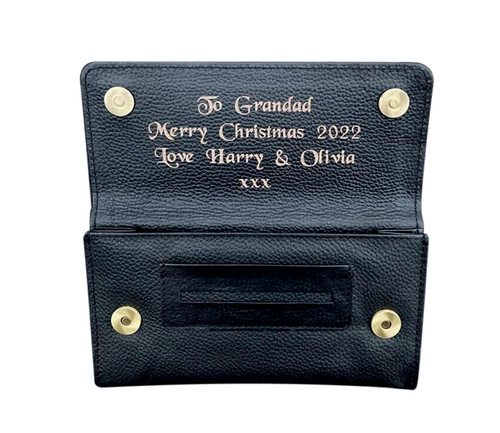 Personalised engraved leather - personalised,