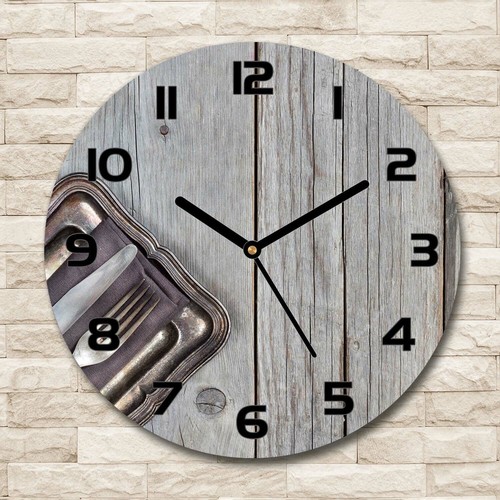 Glass wall clock cm - glass, 30