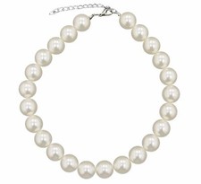 Large 18mm faux pearl bead - large,