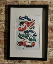 Football  Casuals Puma Pop Art Style Tribute Picture Print Wall Art