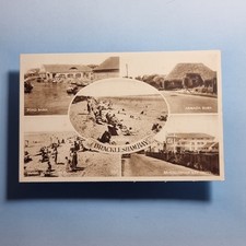 Brackleham Bay Postcard C1950 Sussex Pond Boats Pedalo Barn Armada Hotel