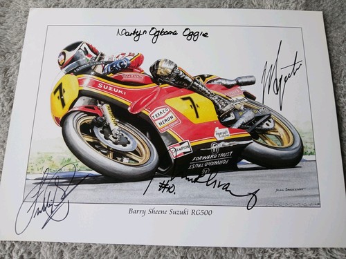 Multi signed barry - barry, sheene