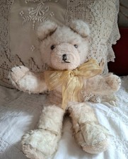 13" Vintage 1950's Beige Plush