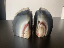 Amethyst Geode Rock Bookends