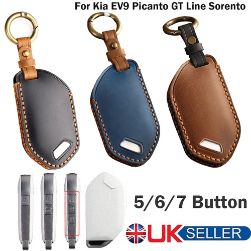 Leather remote car key fob - car,