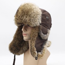 Real Rabbit Fur Ushanka