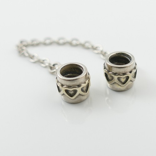 Pandora silver two tone 14k - two,