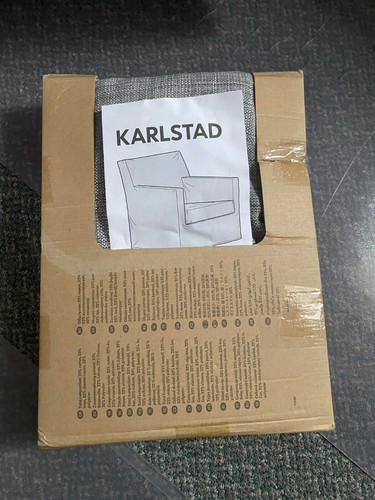 Ikea karlstad gray chair - karlstad,